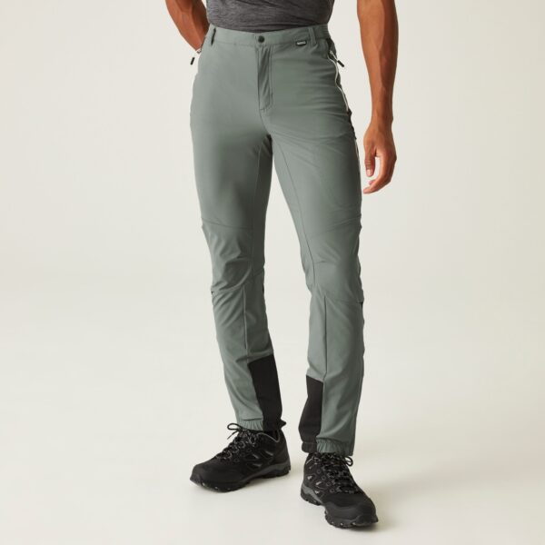 Men Walking Trousers Agave Green Ash