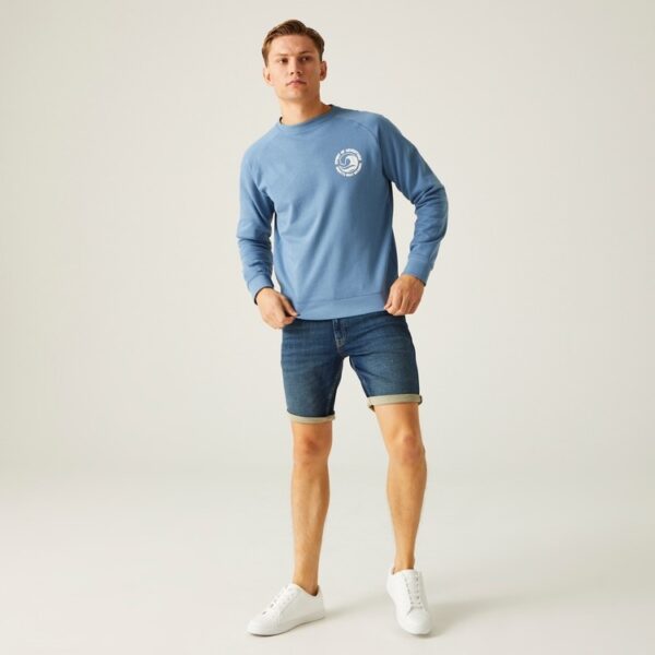 Men Sweatshirt Coronet Blue