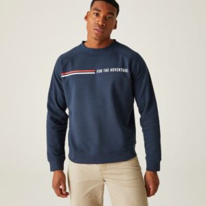 Men Crewneck Sweatshirt Navy