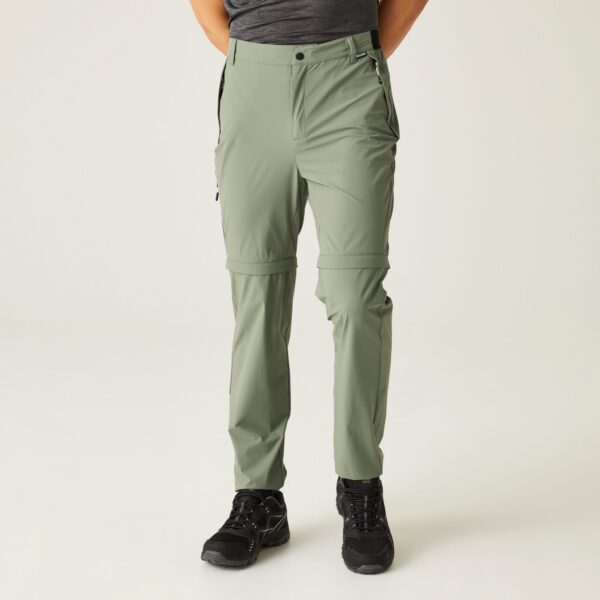 Men Zip Off Packaway Trousers Agave Green