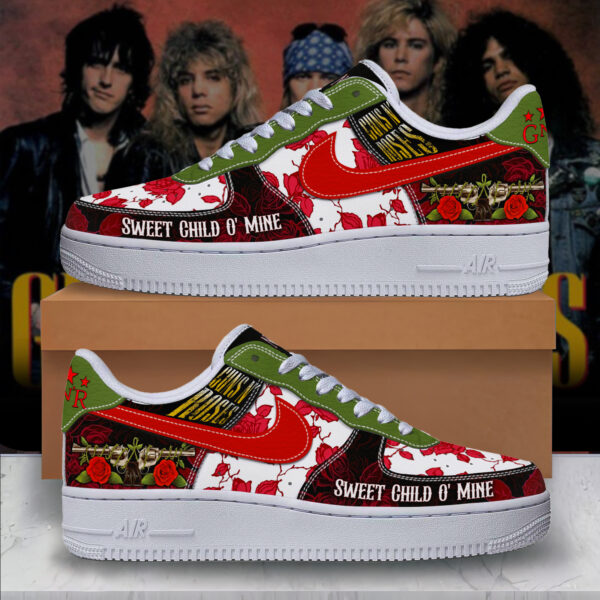 Tubopro Guns N Roses Air Low-Top Sneakers Shoes For Men And Women