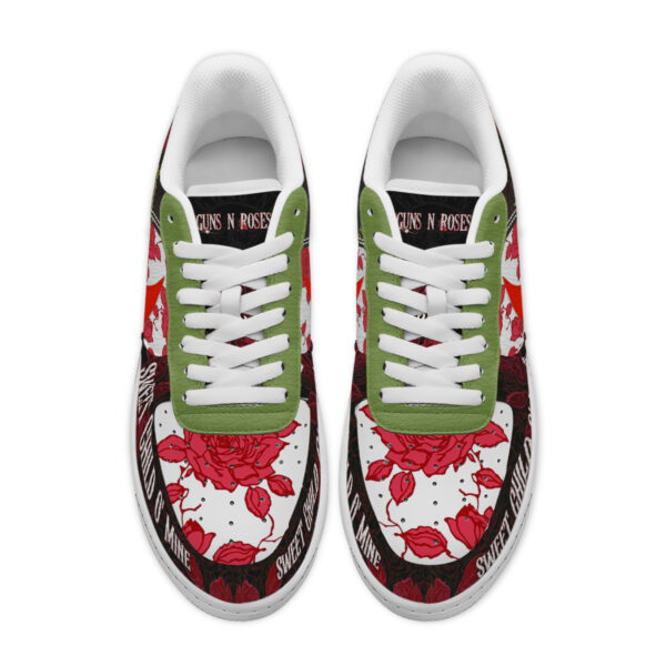Tubopro Guns N Roses Air Low-Top Sneakers Shoes For Men And Women - Image 2
