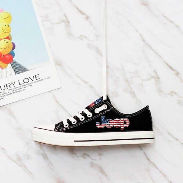 Tubopro Jeep Low Top Canvas Sneakers Shoes For Men And Women - Image 8