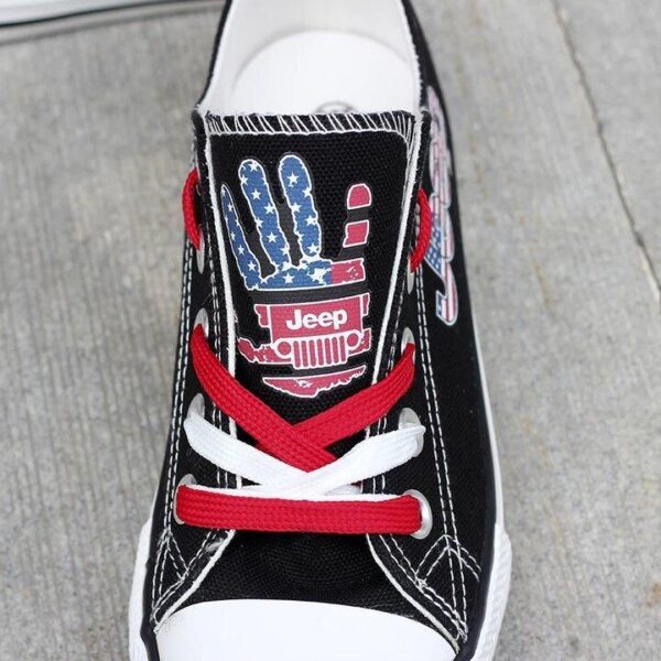 Tubopro Jeep Low Top Canvas Sneakers Shoes For Men And Women - Image 10