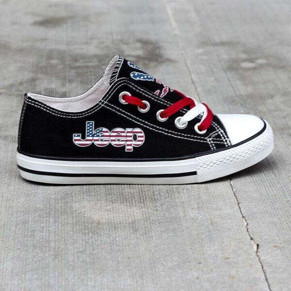 Tubopro Jeep Low Top Canvas Sneakers Shoes For Men And Women - Image 7
