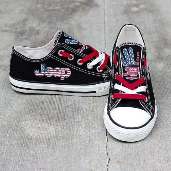Tubopro Jeep Low Top Canvas Sneakers Shoes For Men And Women - Image 9