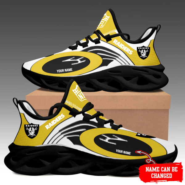 Tubopro Las Vegas Raiders Max Soul Shoes Sneakers For Men And Women