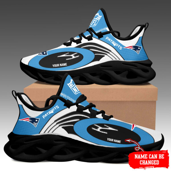 Tubopro New England Patriots Max Soul Shoes Sneakers For Men And Women - Image 2