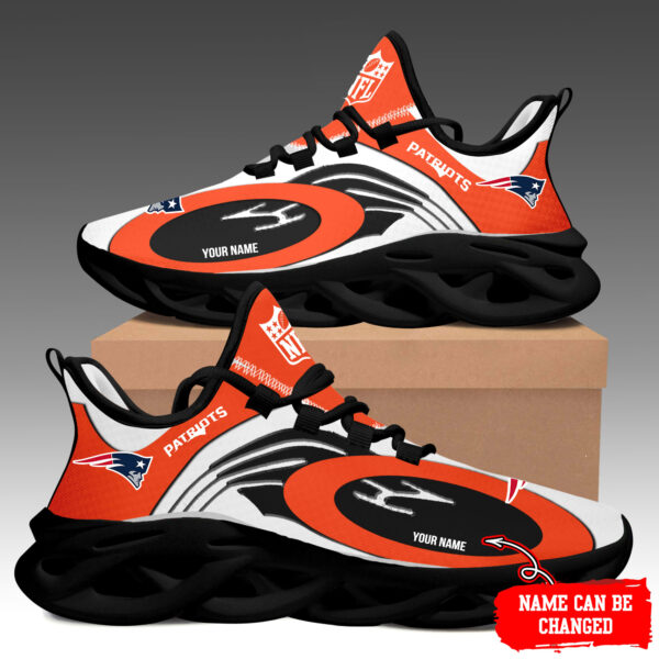 Tubopro New England Patriots Max Soul Shoes Sneakers For Men And Women - Image 2
