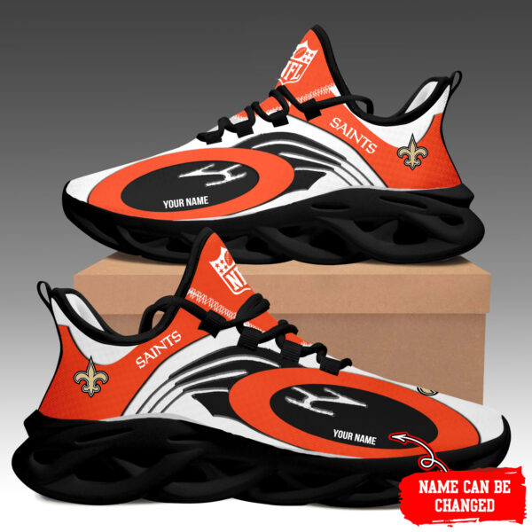 Tubopro New Orleans Saints Max Soul Shoes Sneakers For Men And Women - Image 2