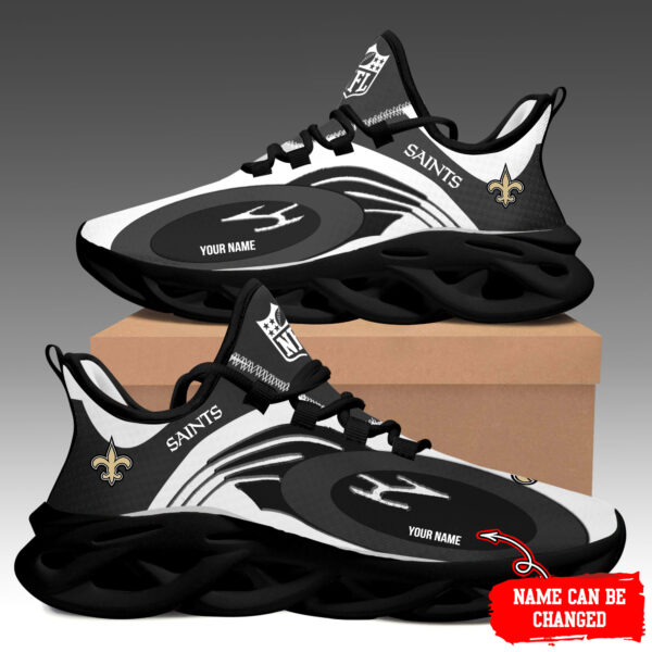 Tubopro New Orleans Saints Max Soul Shoes Sneakers For Men And Women - Image 2