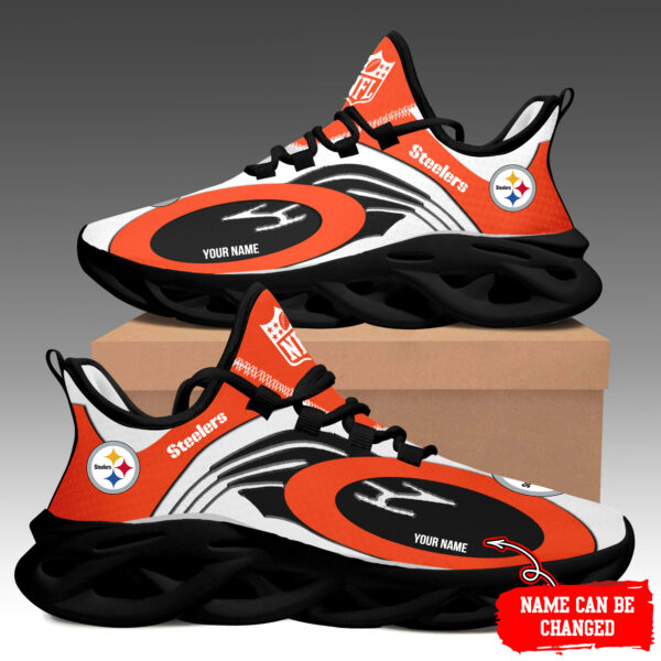 Tubopro Pittsburgh Steelers Max Soul Shoes Sneakers For Men And Women - Image 2