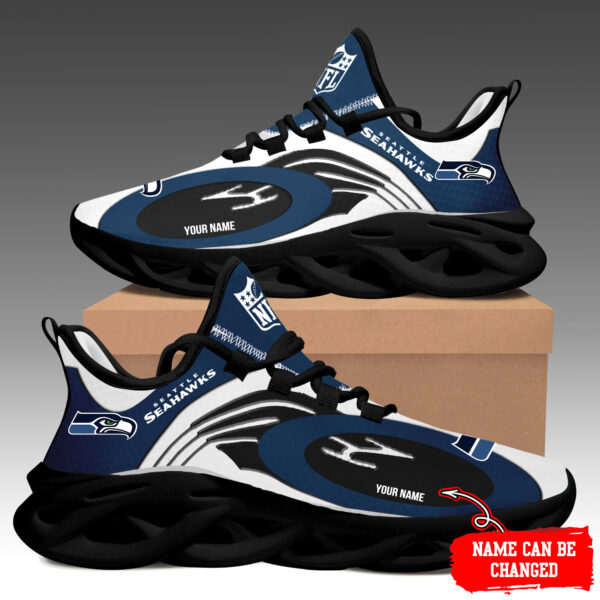 Tubopro Seattle Seahawks Max Soul Shoes Sneakers For Men And Women - Image 2