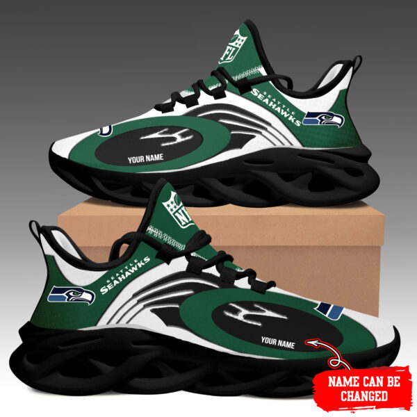 Tubopro Seattle Seahawks Max Soul Shoes Sneakers For Men And Women - Image 2