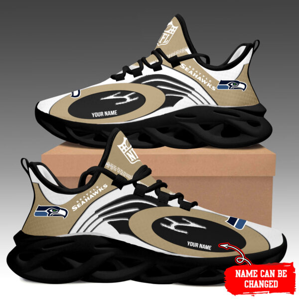 Tubopro Seattle Seahawks Max Soul Shoes Sneakers For Men And Women - Image 2