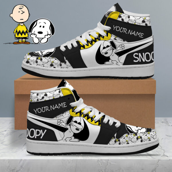 Tubopro Snoopy AJ1 High Sneakers Shoes For Men And Women