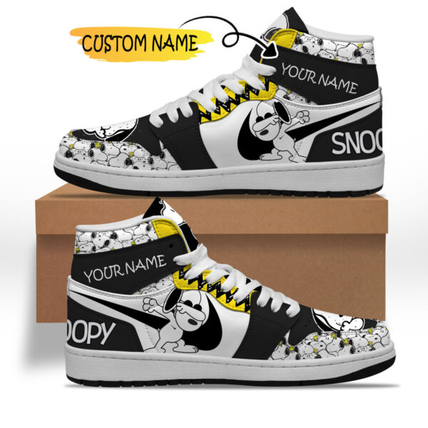 Tubopro Snoopy AJ1 High Sneakers Shoes For Men And Women - Image 3