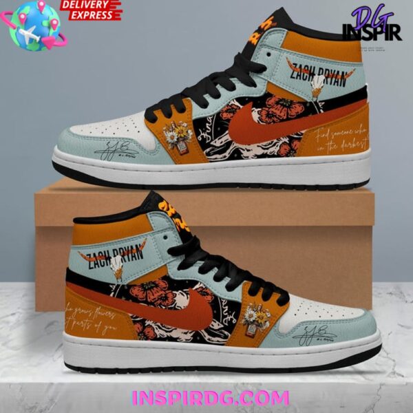 Tubopro Zach Bryan AJ1 High Sneakers Shoes For Men And Women