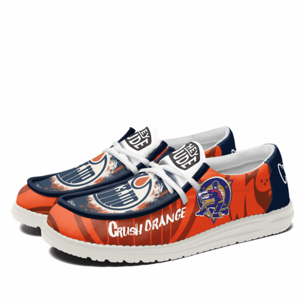 Tubopro Edmonton Oilers Hey Dude Shoes For Men And Women - Image 5