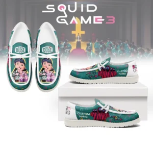 Tubopro Squid Game Personalized Hey Dude Shoes For Men And Women