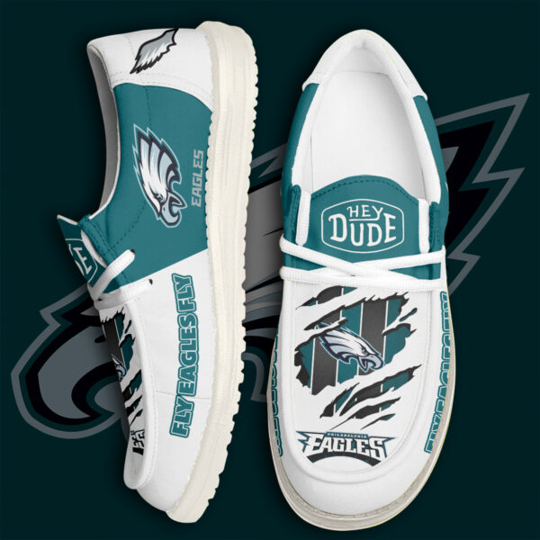 Tubopro Philadelphia Eagles Hey Dude Shoes For Men And Women