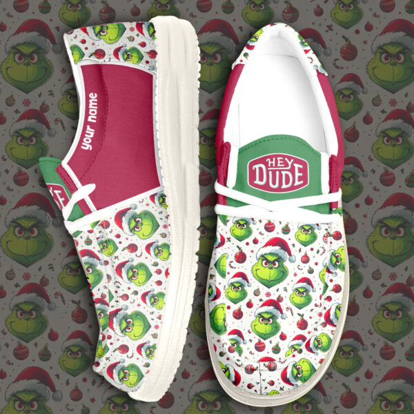 Tubopro The Grinch Personalized Hey Dude Shoes For Men