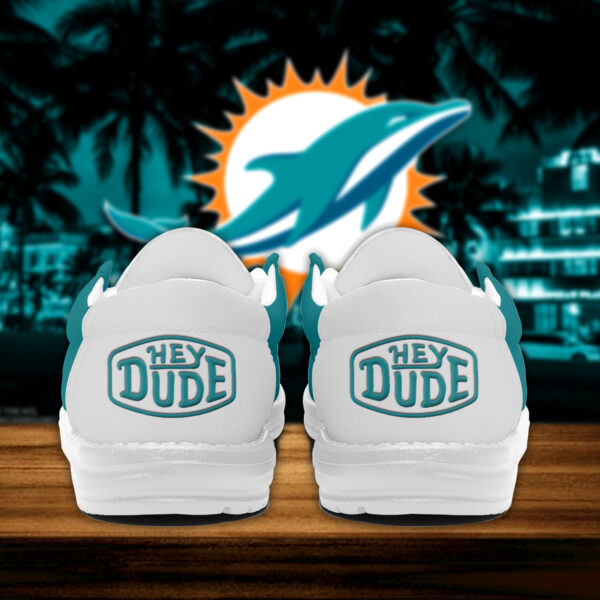Tubopro Miami Dolphins Personalized Hey Dude Shoes For Men - Image 3