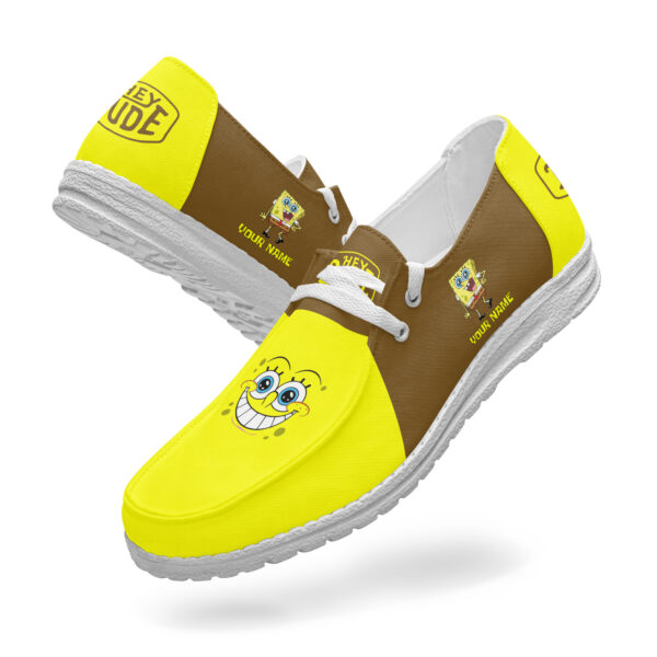 Tubopro SpongeBob Personalized Hey Dude Shoes For Men And Women - Image 3