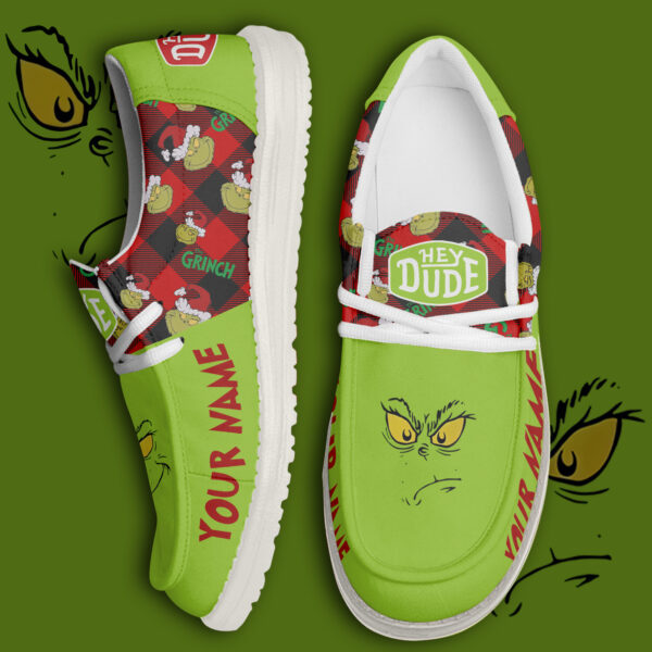 Tubopro The Grinch Personalized Hey Dude Shoes For Men And Women