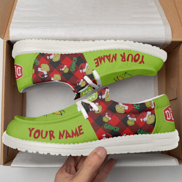 Tubopro The Grinch Personalized Hey Dude Shoes For Men And Women - Image 2