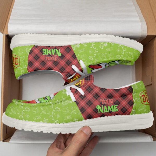 Tubopro The Grinch Personalized Hey Dude Shoes For Men And Women - Image 2