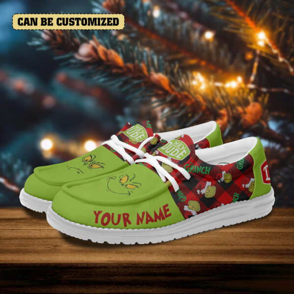 Tubopro The Grinch Personalized Hey Dude Shoes For Men And Women - Image 3