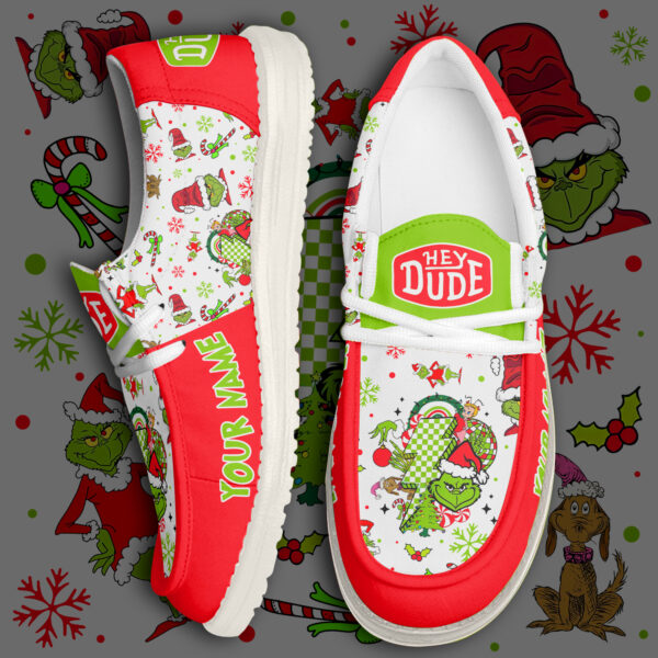 Tubopro The Grinch Personalized Hey Dude Shoes For Men And Women