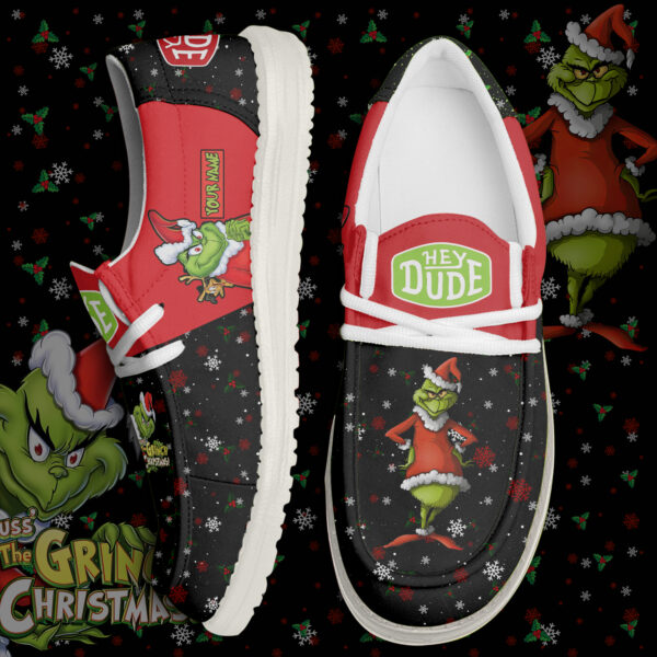 Tubopro The Grinch Personalized Hey Dude Shoes For Men And Women
