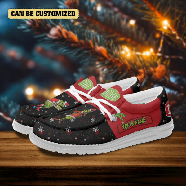 Tubopro The Grinch Personalized Hey Dude Shoes For Men And Women - Image 3