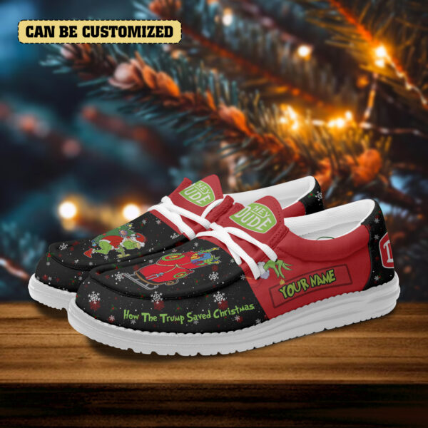Tubopro The Grinch Personalized Hey Dude Shoes For Men And Women - Image 3