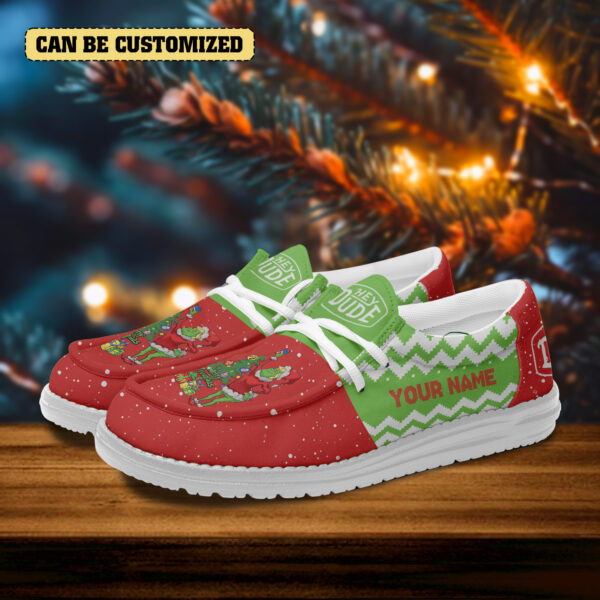 Tubopro The Grinch Personalized Hey Dude Shoes For Men And Women - Image 3