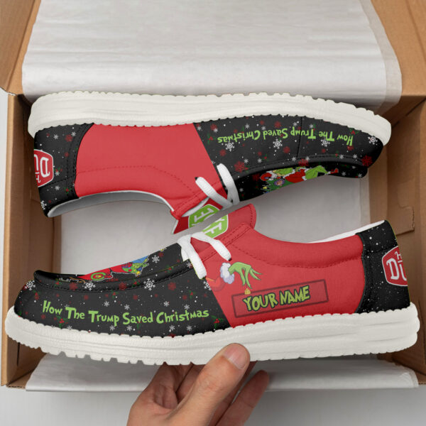Tubopro The Grinch Personalized Hey Dude Shoes For Men And Women - Image 2