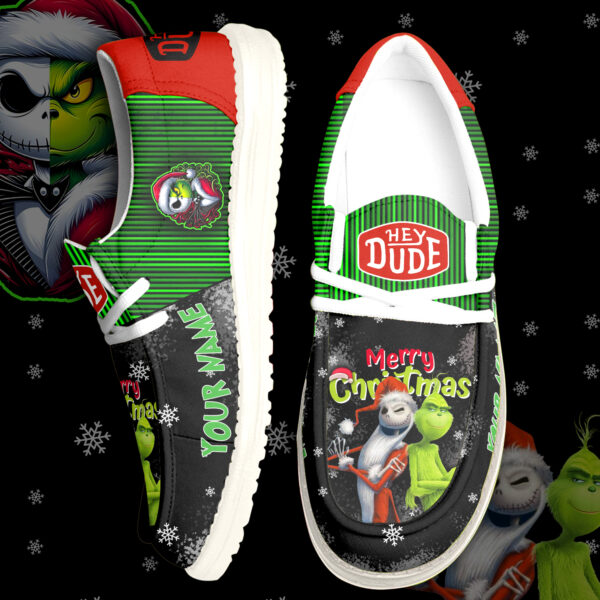 Tubopro The Grinch Personalized Hey Dude Shoes For Men And Women