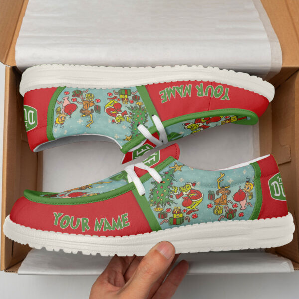 Tubopro The Grinch Personalized Hey Dude Shoes For Men - Image 2