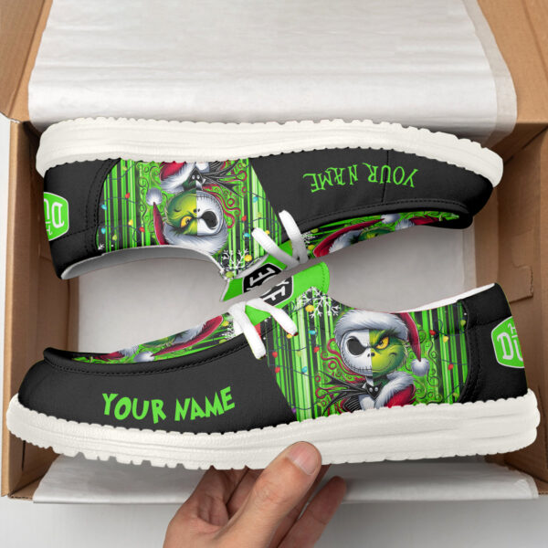 Tubopro The Grinch Personalized Hey Dude Shoes For Men And Women - Image 2