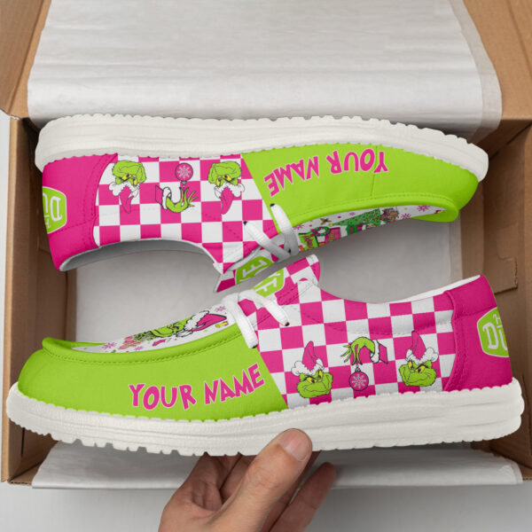 Tubopro The Grinch Personalized Hey Dude Shoes For Men And Women - Image 2