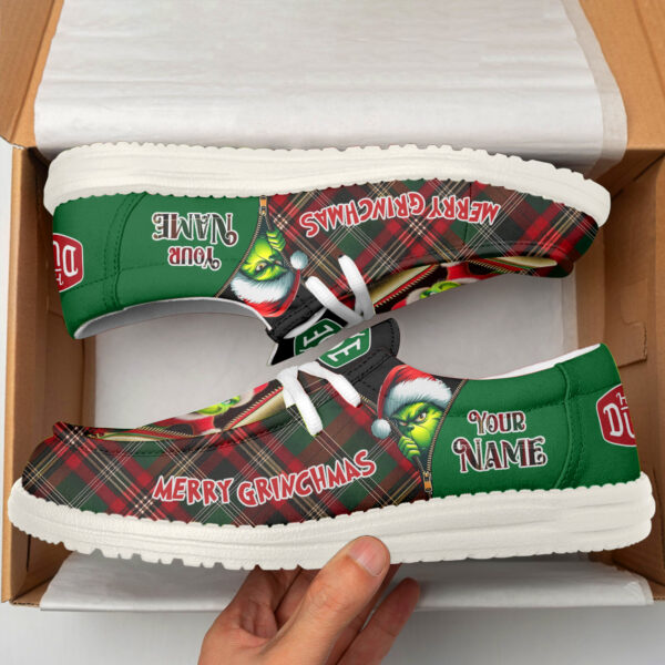 Tubopro The Grinch Christmas Personalized Hey Dude Shoes For Men And Women - Image 2
