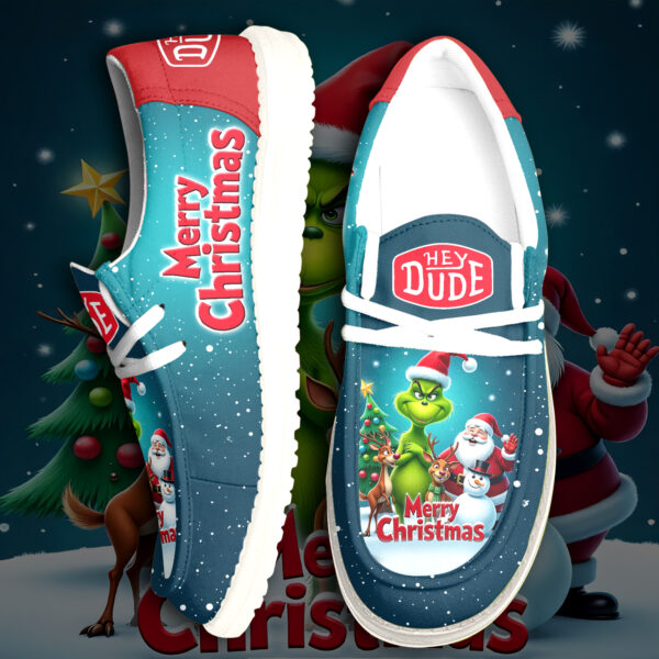 Tubopro The Grinch Personalized Hey Dude Shoes For Men And Women
