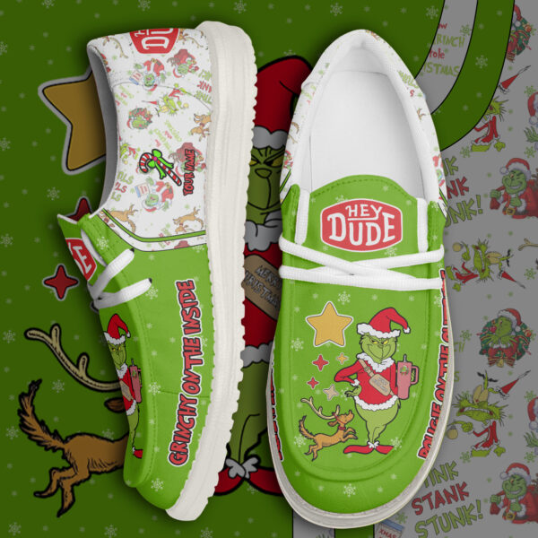Tubopro The Grinch Personalized Hey Dude Shoes For Men