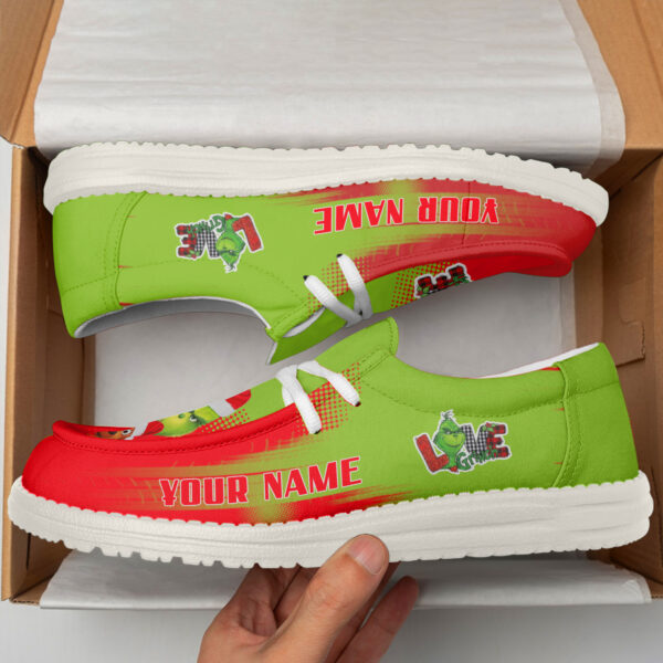 Tubopro The Grinch Personalized Hey Dude Shoes For Men - Image 2