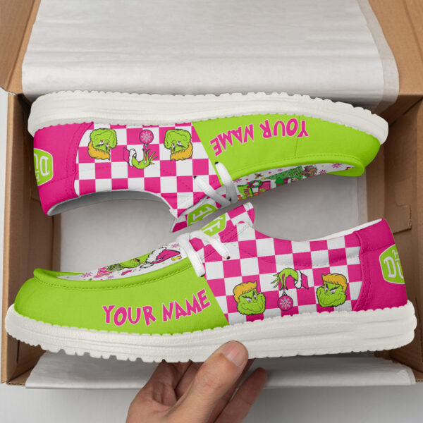 Tubopro The Grinch Personalized Hey Dude Shoes For Men And Women - Image 3