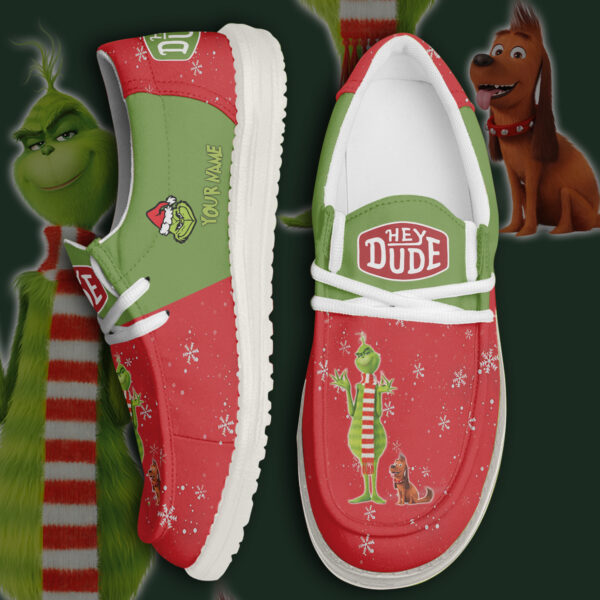 Tubopro The Grinch Personalized Hey Dude Shoes For Men And Women