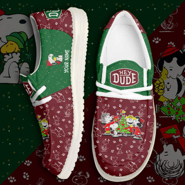 Tubopro Snoopy Christmas Personalized Hey Dude Shoes For Men And Women
