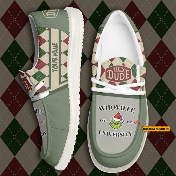 Tubopro The Grinch Personalized Hey Dude Shoes For Men